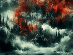 Inferno in the Wilderness Mixed Media picture Surreal Art desktop background